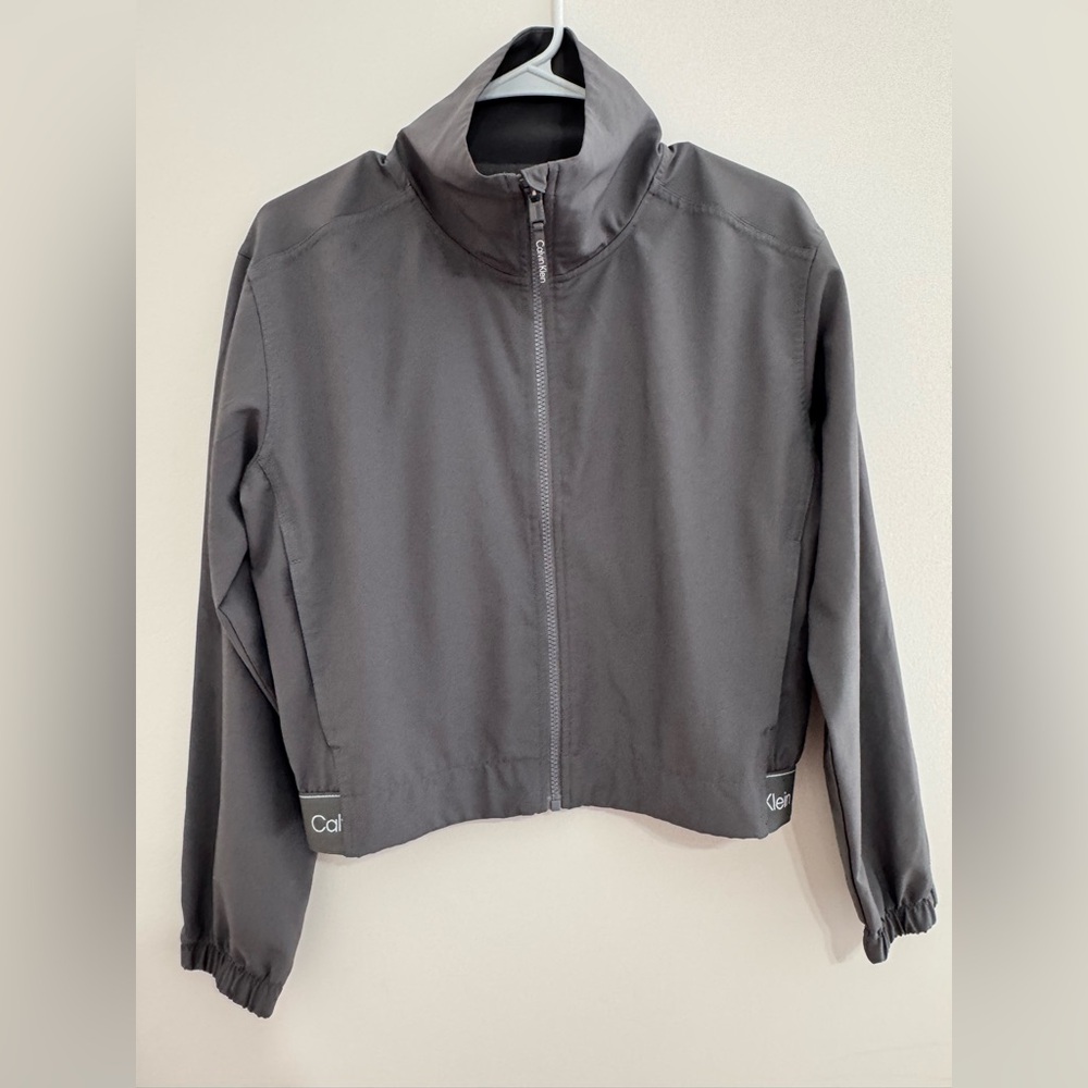 Calvin Klein Women's Charcoal Bomber Jacket